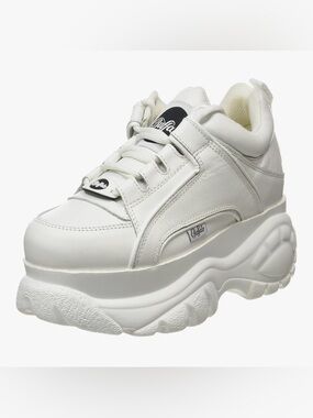 Buffalo London Classic Low Leather Shaft Height Sneaker Platform Shoes
